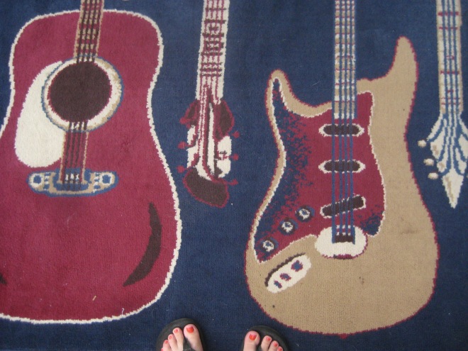 guitar rug