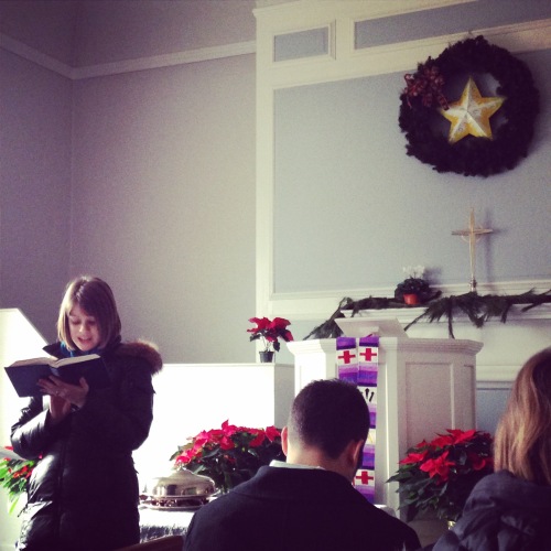 advent scripture wreath church