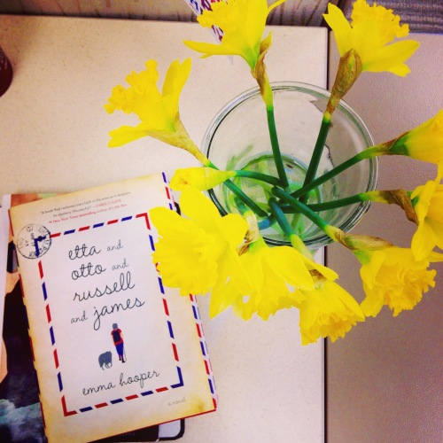 daffodils book desk