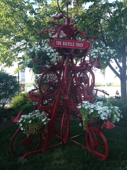 bicycle thief sculpture halifax