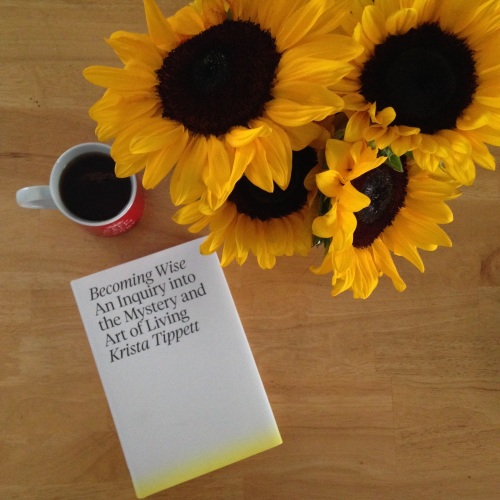 becoming wise book sunflowers tea